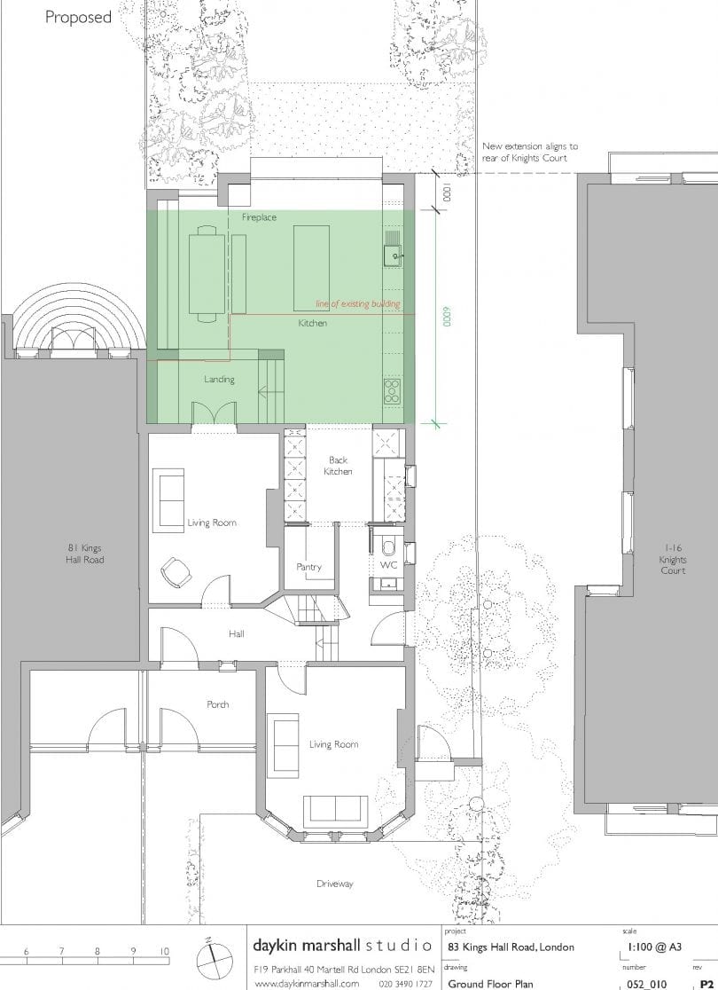Kings Hall Road Domestic Extension Impact Planning